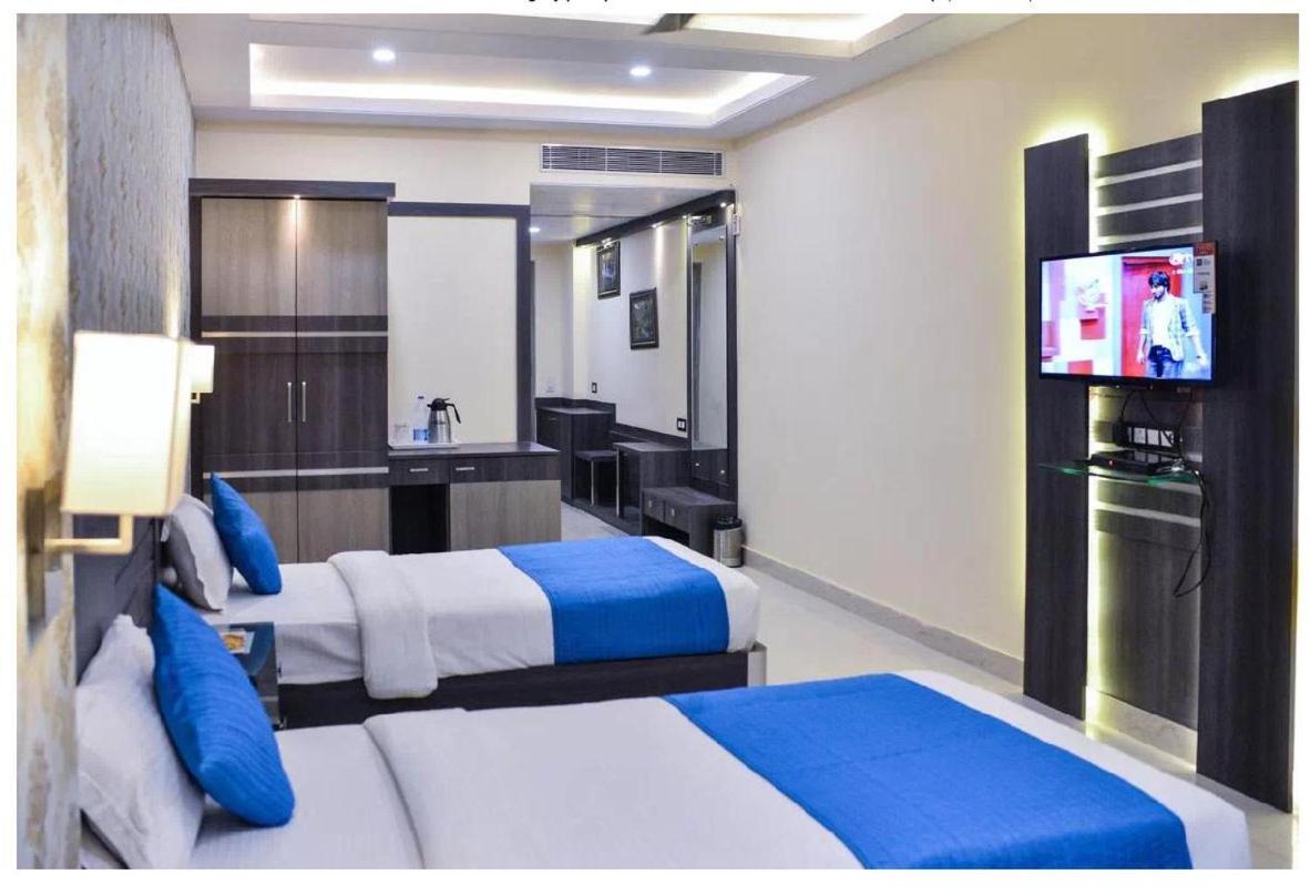Puja Residency Hotell Varanasi Eksteriør bilde